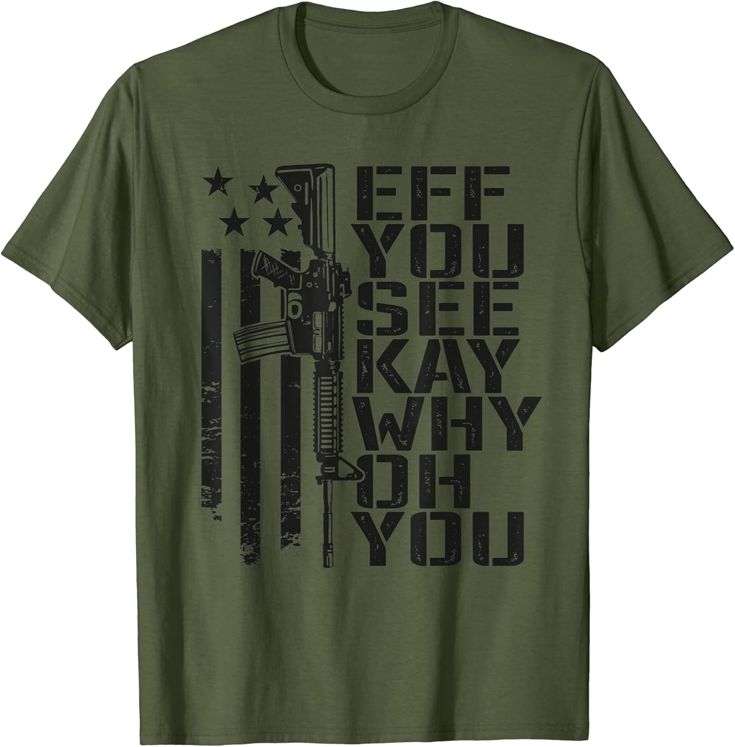 Eff You See Kay Why Oh You Funny Pro Gun Rights Camo