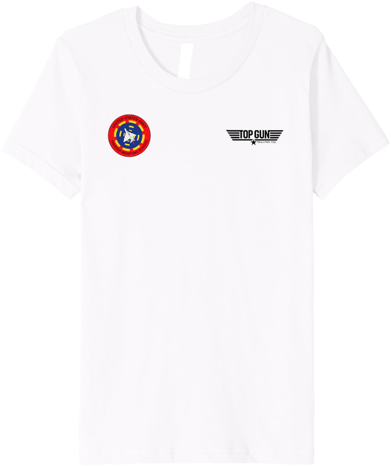Kids Top Gun Us Navy Fighter Weapons School Badge Kids Premium