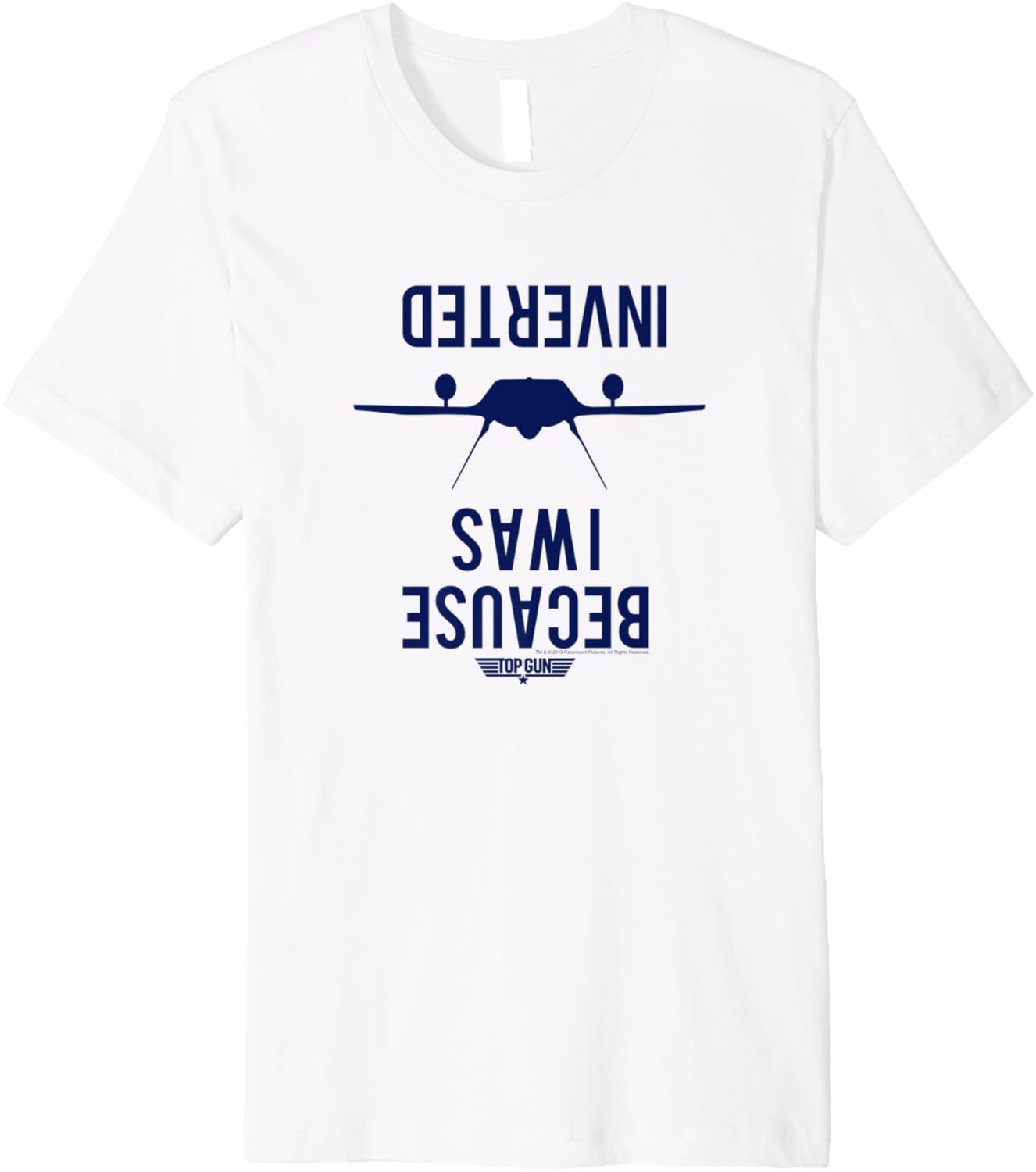 Top Gun Because I Was Inverted Stamp Premium