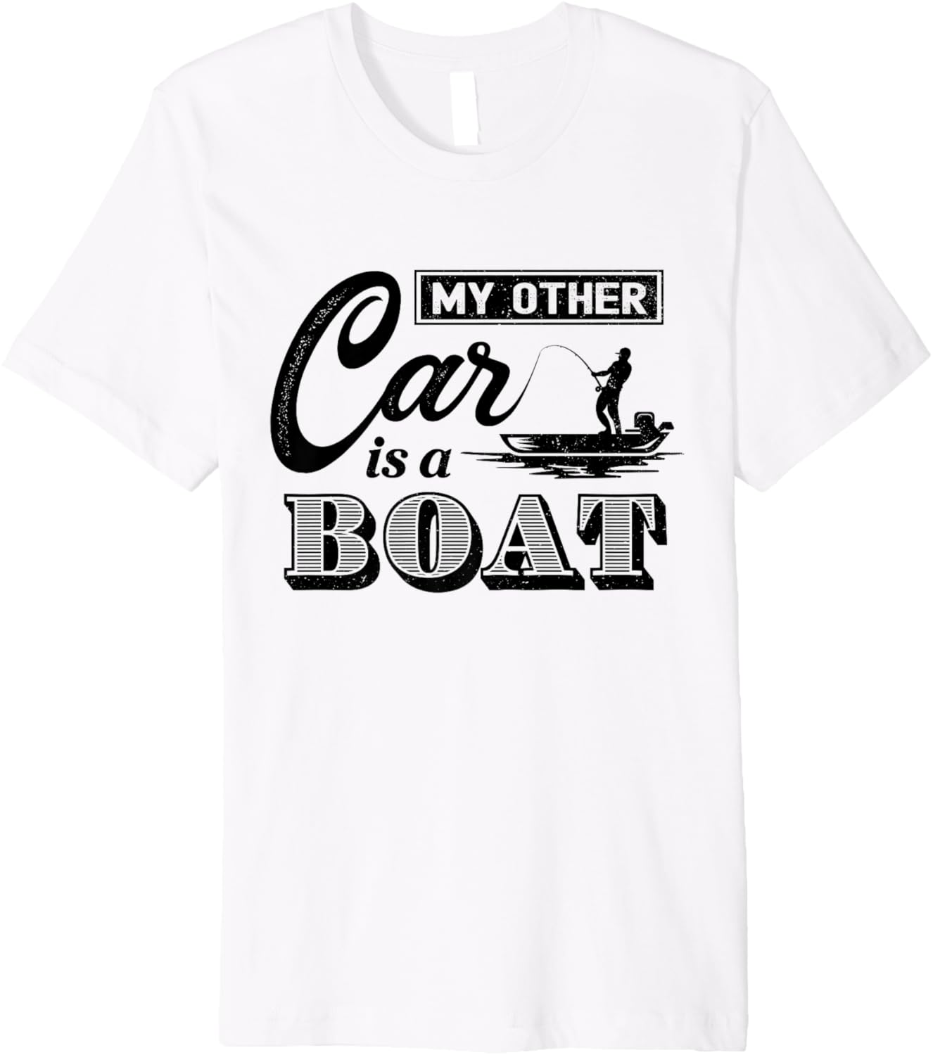 Mens Funny Fisherman My Other Car Is A