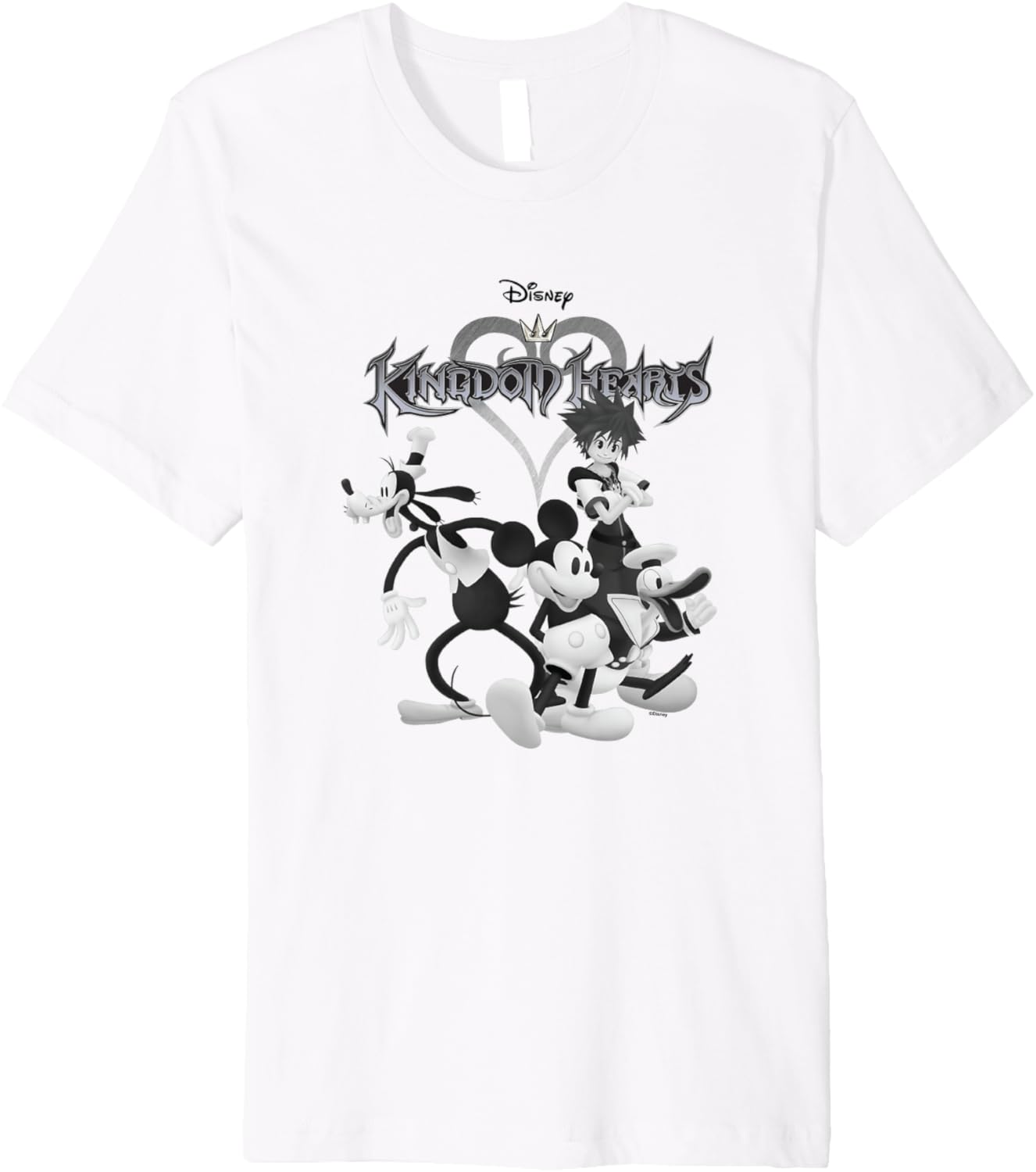 Kingdom Hearts Steamboat Heroes Black White