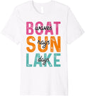 Boat Waves Sun Rays Lake Days Boating Lovers