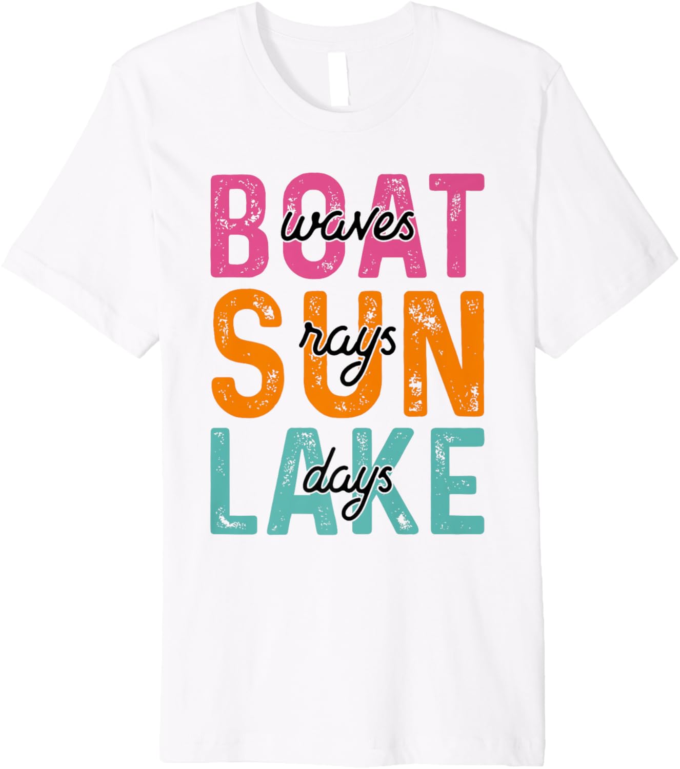 Boat Waves Sun Rays Lake Days Boating Lovers