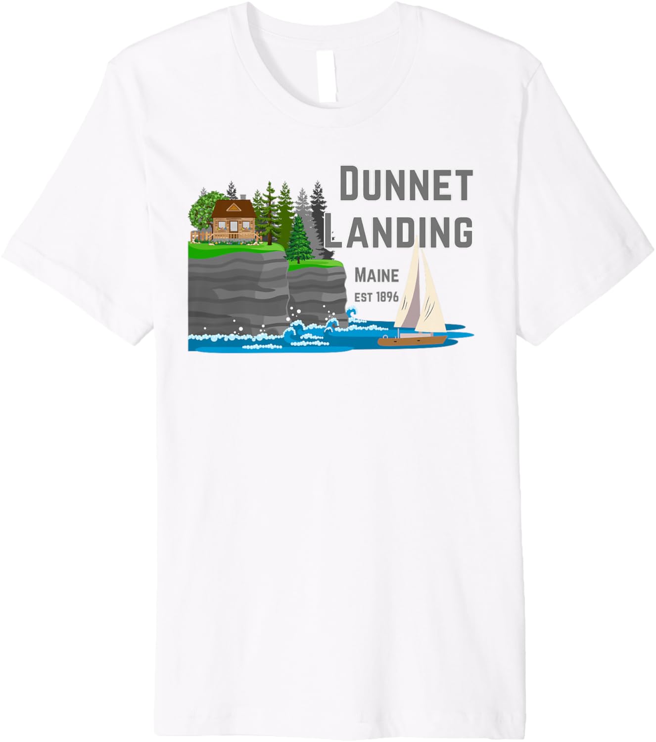 Dunnet Landing Maine est 1896 Fictional Places Premium