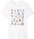 Disney Pixar Ratatouille Paris Food & Places Collage Retro Premium