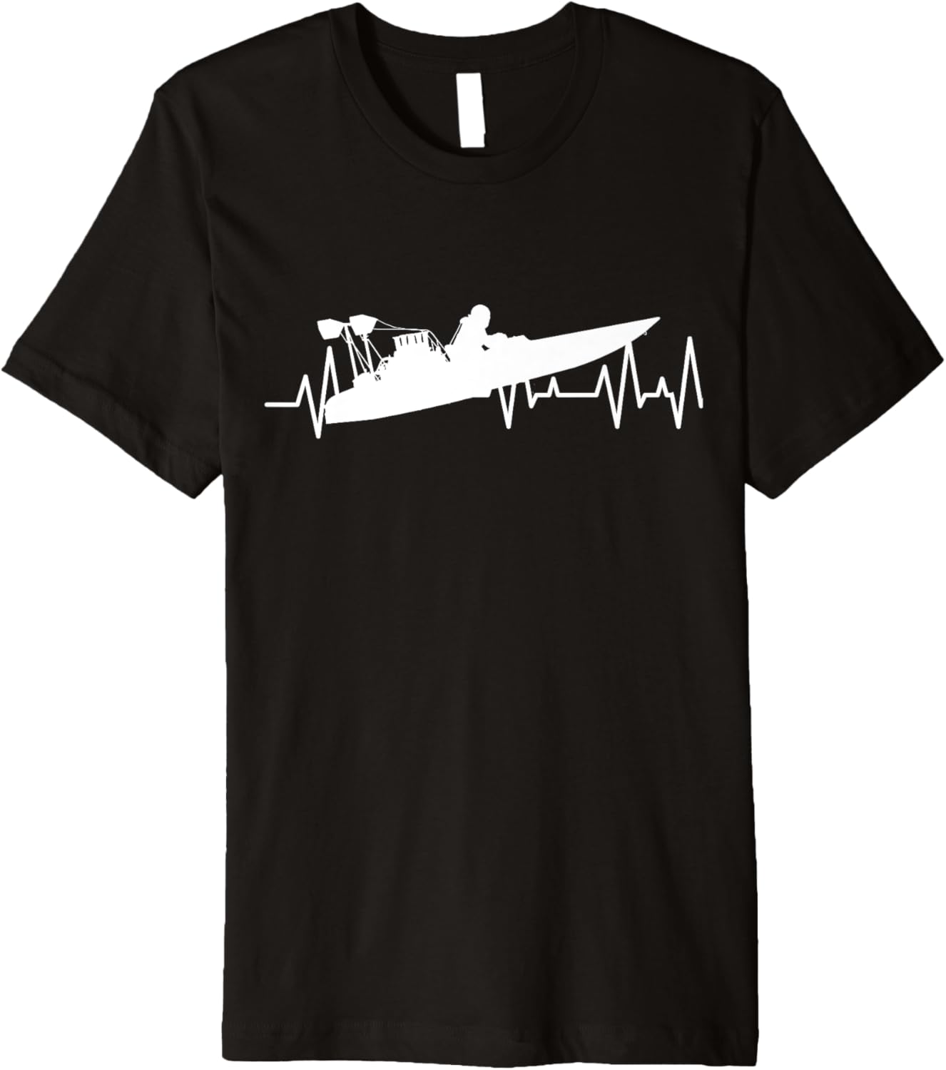 Drag Boat Racing Heartbeat Ecg Drag Boat Racer