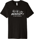 Diversity Is Our Strength Funny God Guns 2A Lover Pro Gun Premium