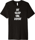 Funny Eat Sleep Sail Repeat Boating Sailing Lover