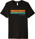 Vintage Sunset Stripes Pensfield Place, Arizona Premium