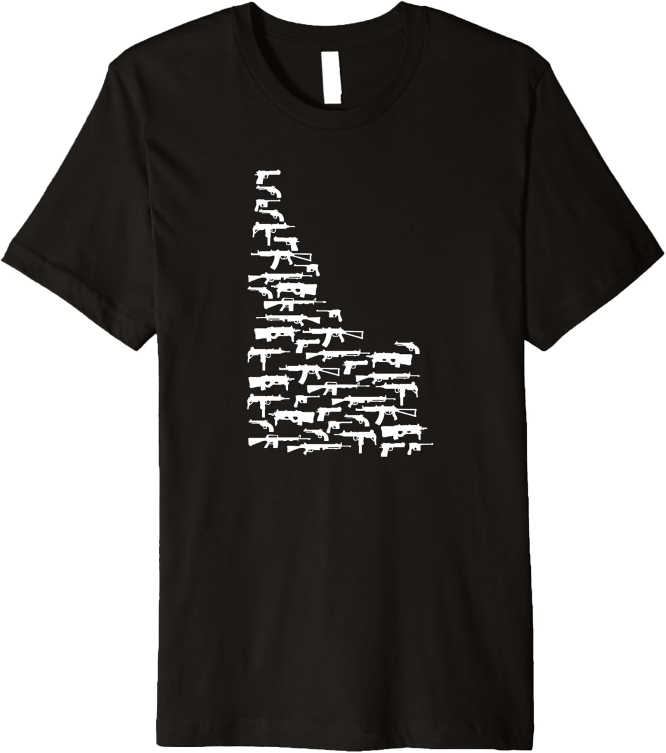 State Of Idaho Made Up Of Guns 2Nd Amendment T Shirt Premium