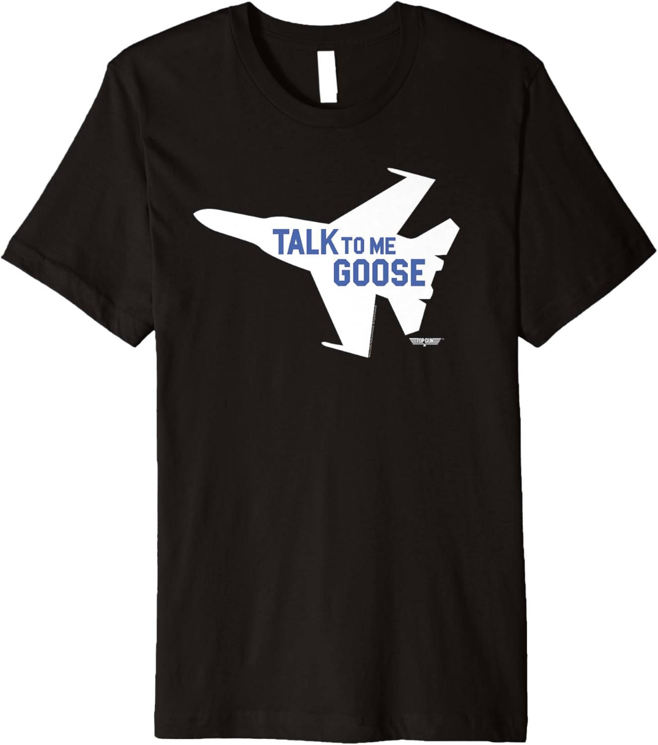 Top Gun Talk To Me Goose Jet Silhouette Action Movie Premium
