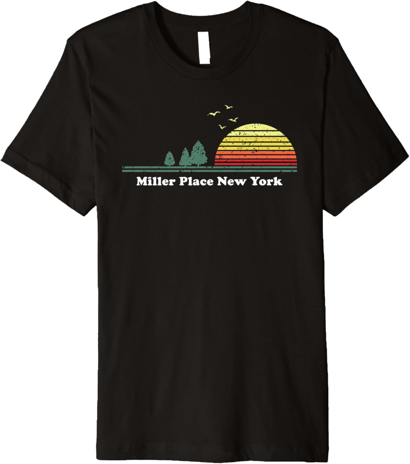 Vintage Miller Place, New York Sunset Souvenir Print Premium