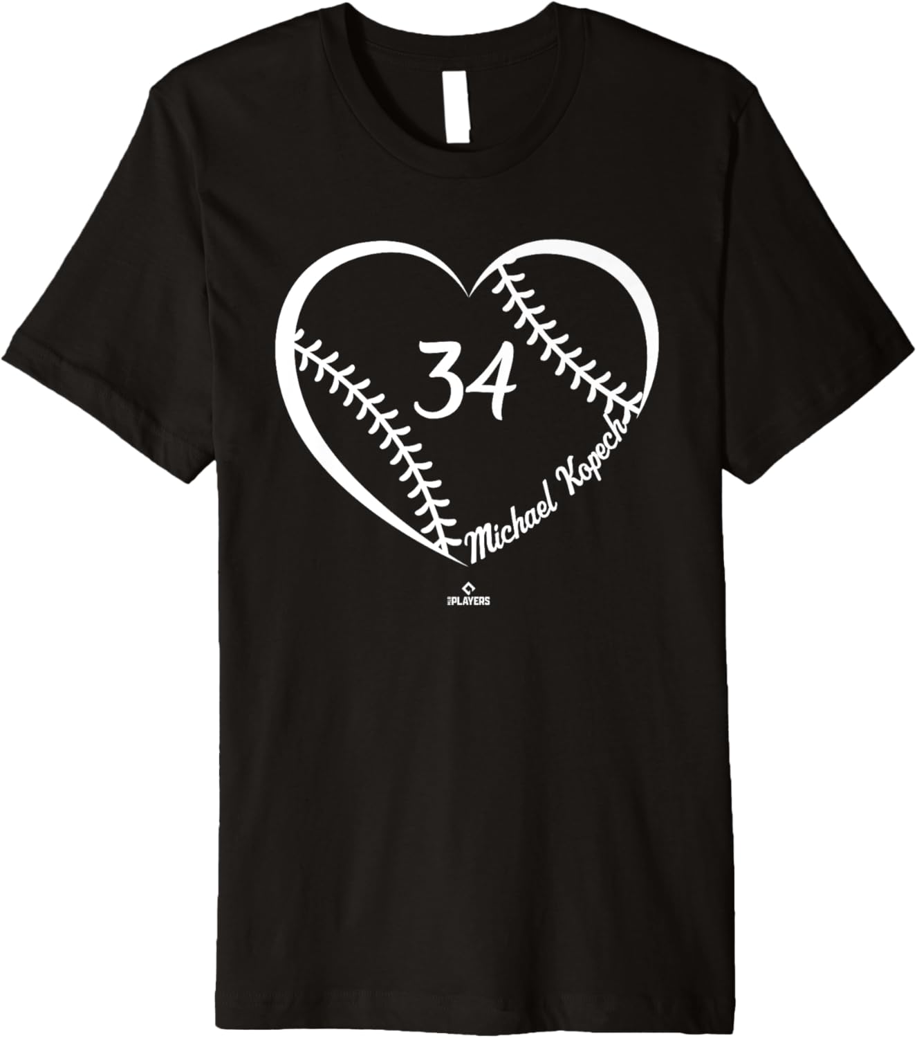 Baseball Heart Number Michael Kopech MLBPA Premium
