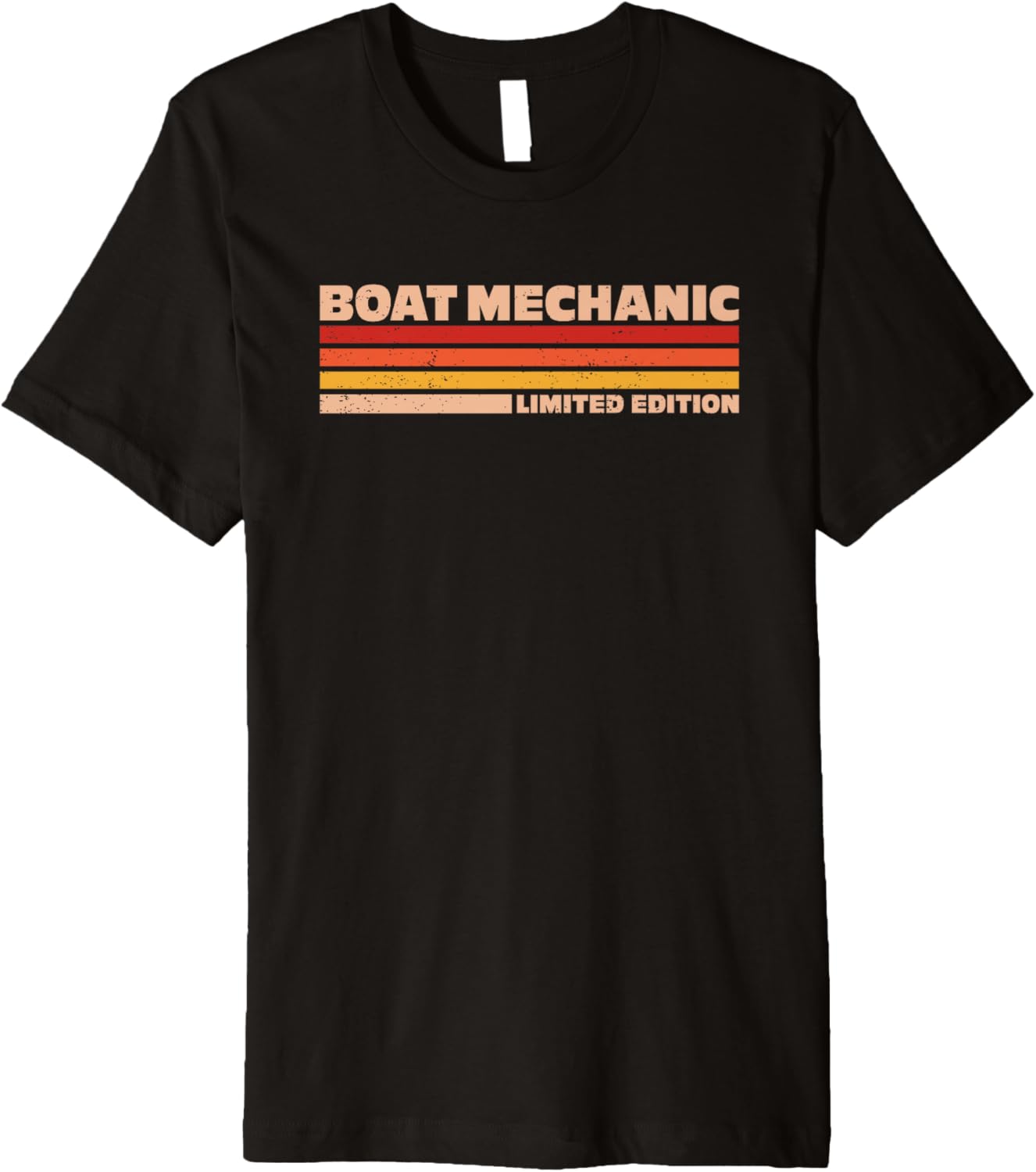 Watercraft Marine Technician Retro Flag Boat Mechanic