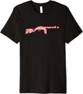 Tropical Gun Lover Firearm Beach Hawaiian Machine Gun Premium