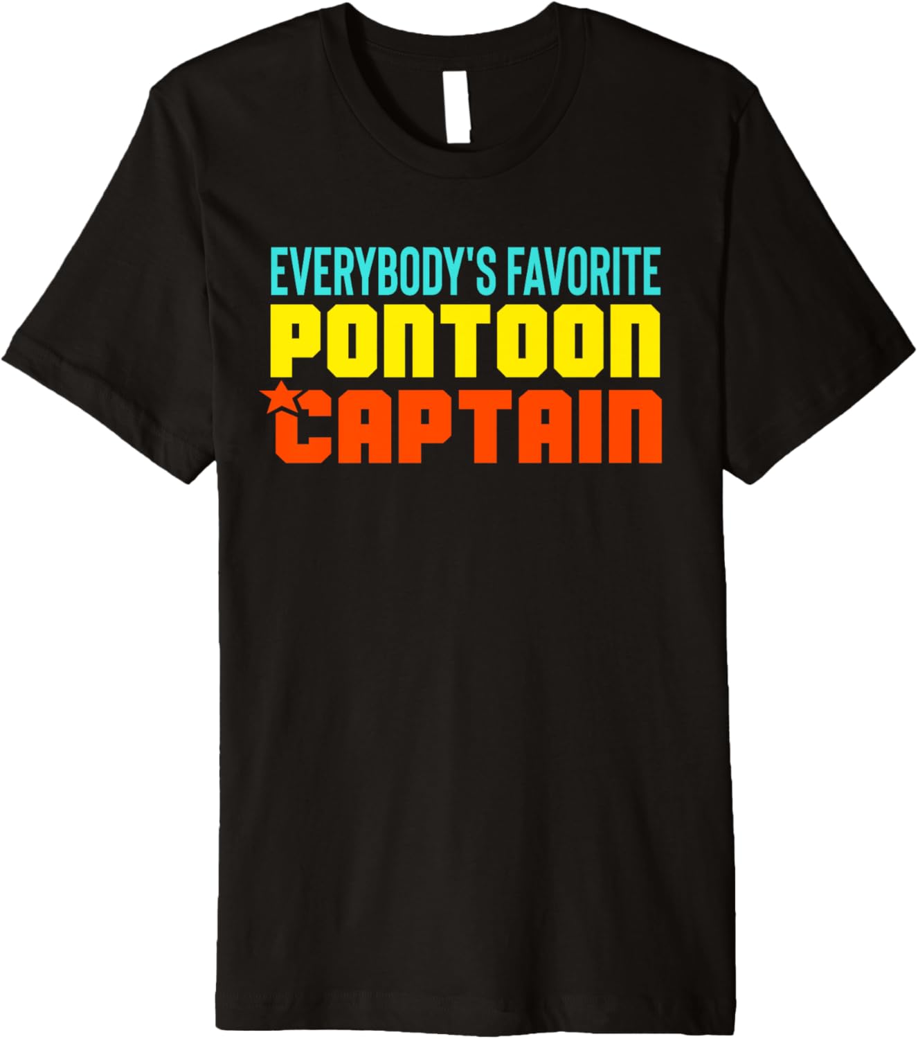 Favorite Pontoon Captain Lake Summer Pontoon Boat Men
