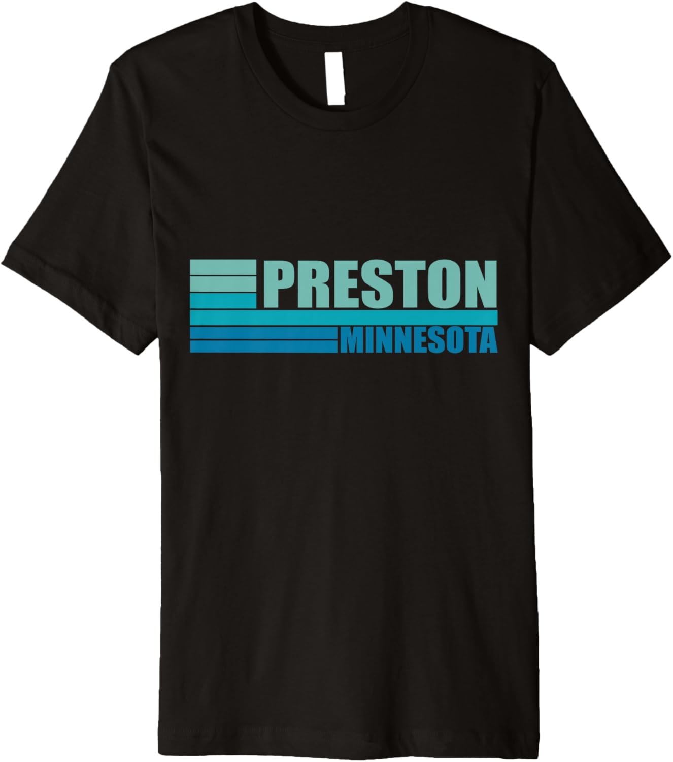Blue Vintage Preston City Fun Real Place in Minnesota MN Premium