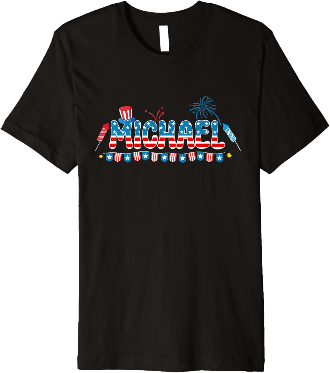 4th July Patriotic BBQ Holiday National Family Michael Premium