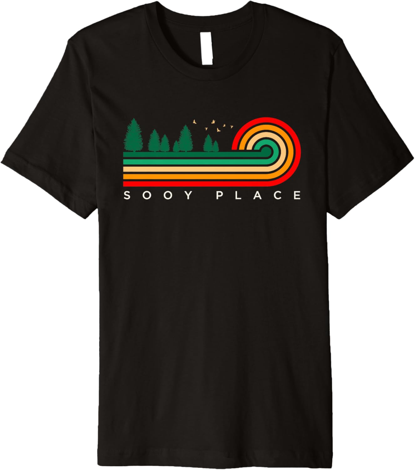 Evergreen Vintage Stripes Sooy Place, New Jersey Premium