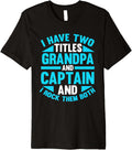 Captain Grandpa Ship Boating Boat
