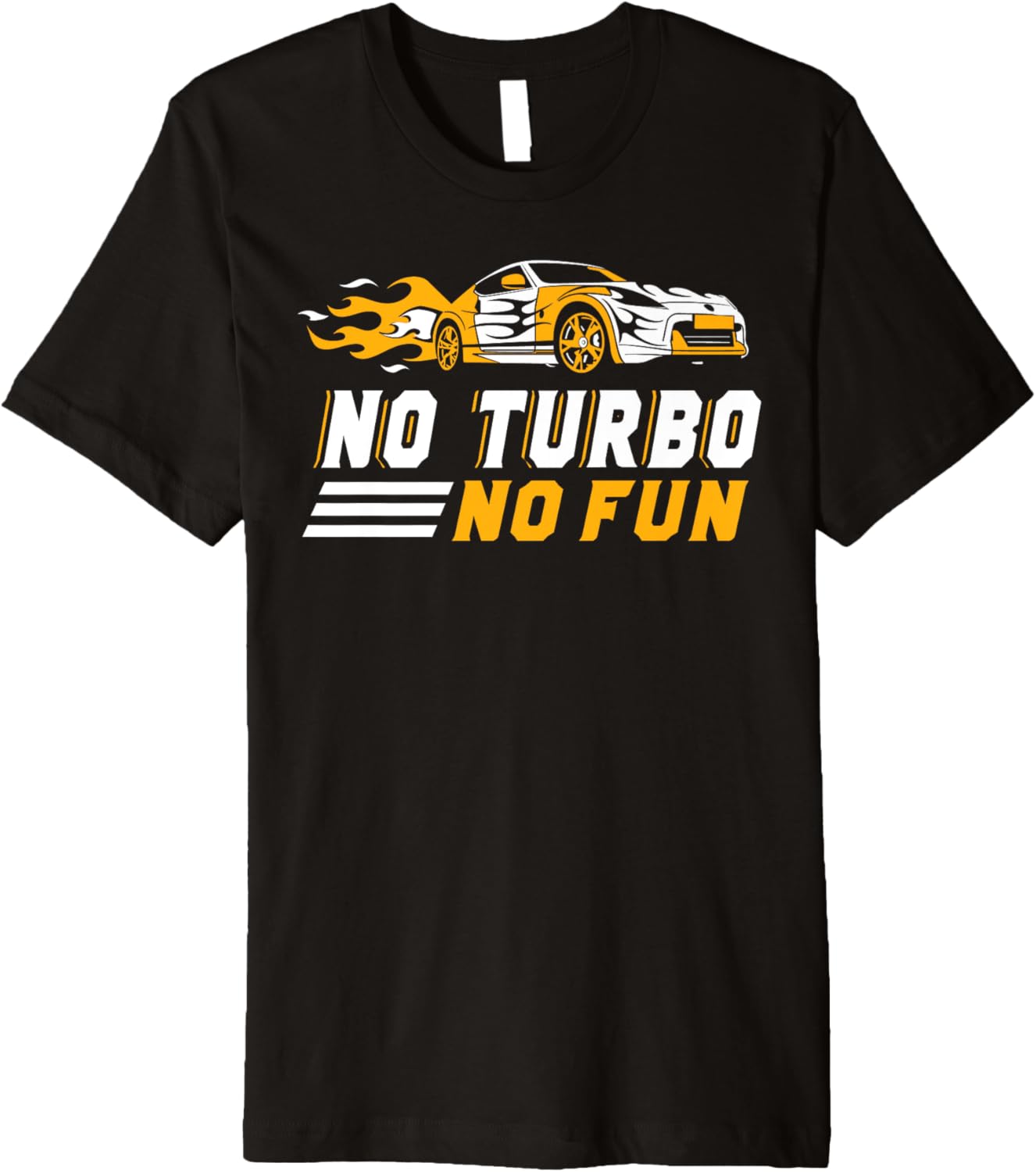 No Turbo No Fun Auto Mechanic Car Lover