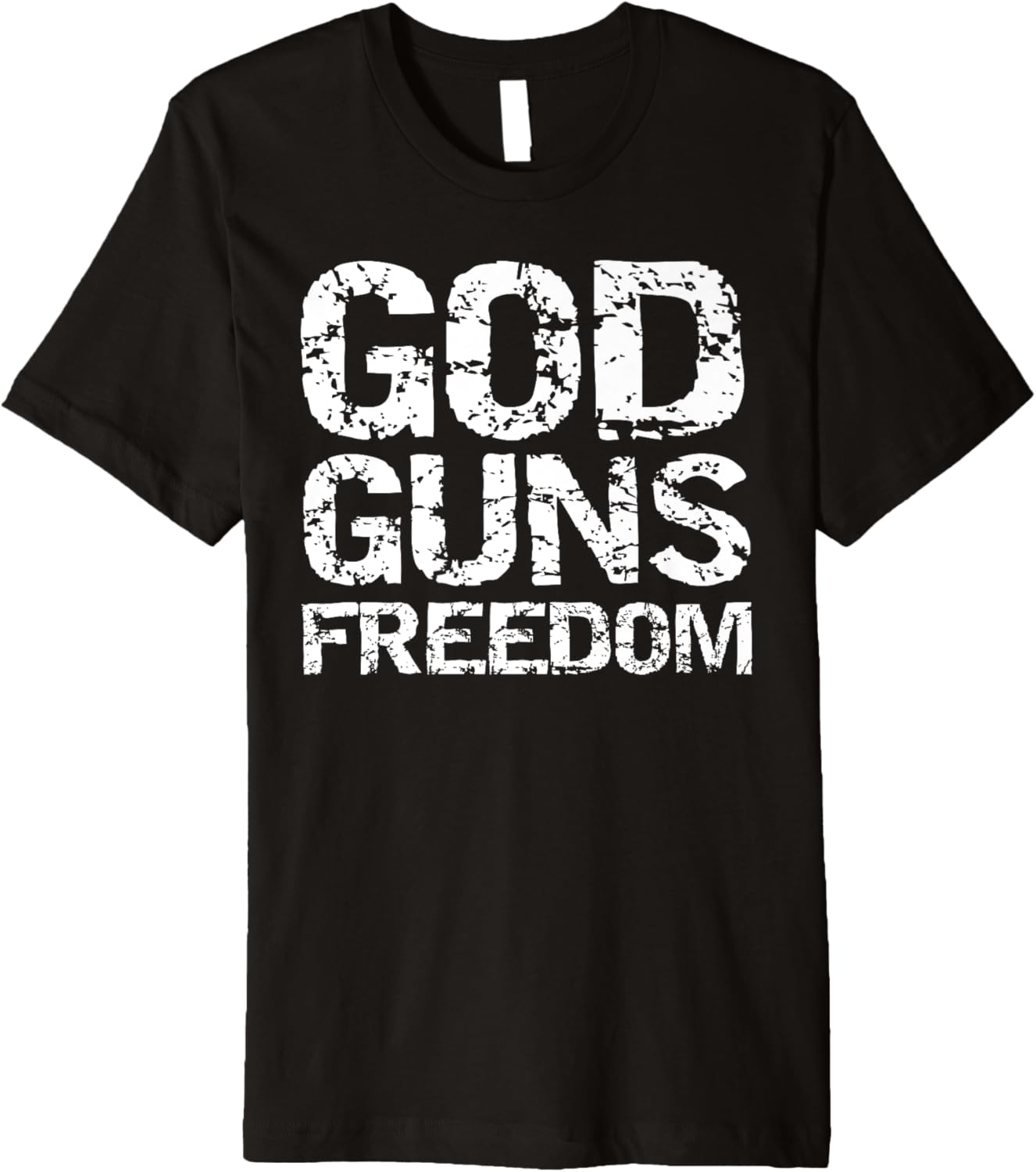 Mens Second Amendment Christian Fathers Day God Guns Freedom Premium