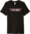 Top Gun Front Back Logo With Goose Movie Premium