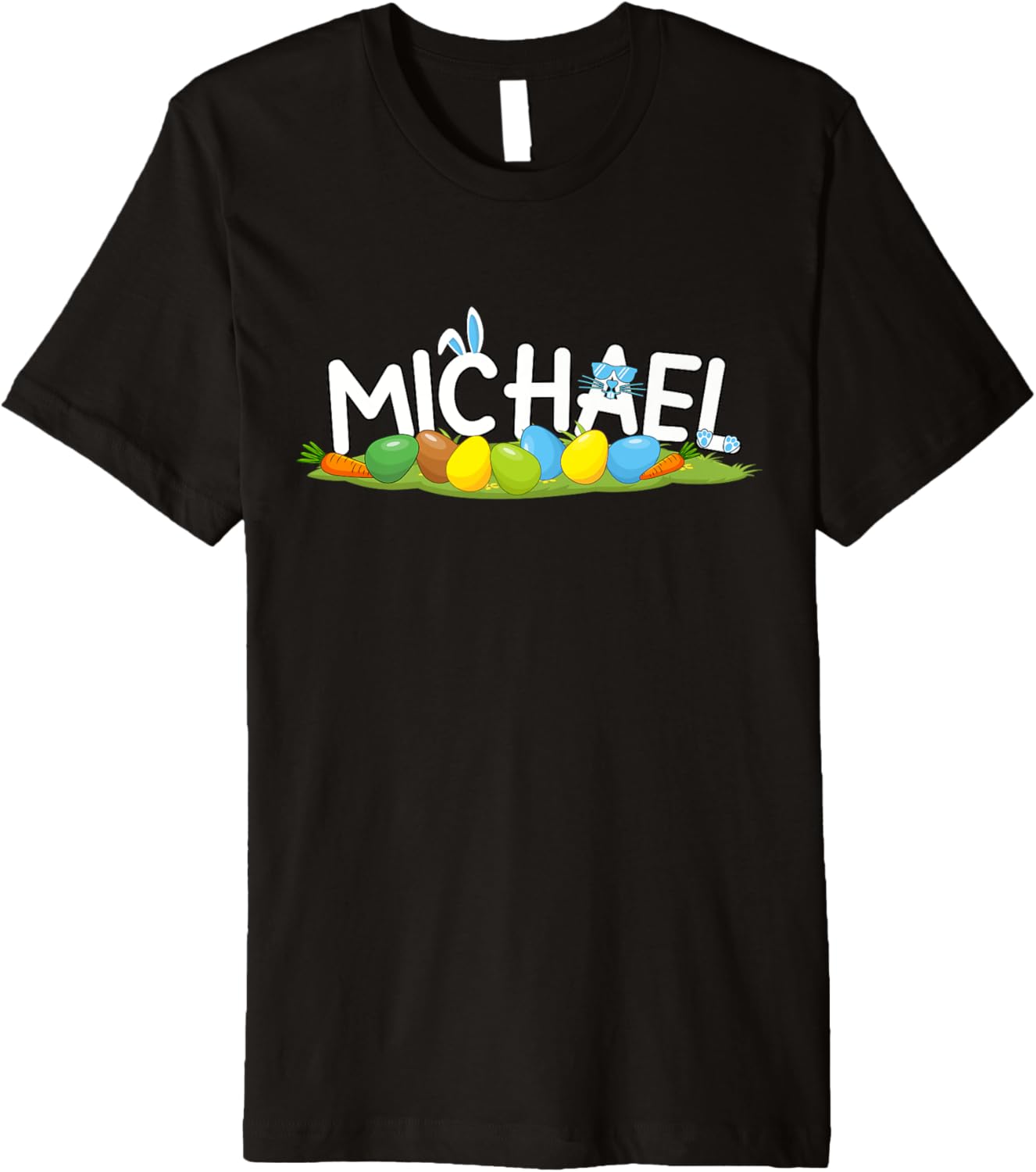 Cute Happy Easter Day Bunny Heart Boys Men Michael Premium