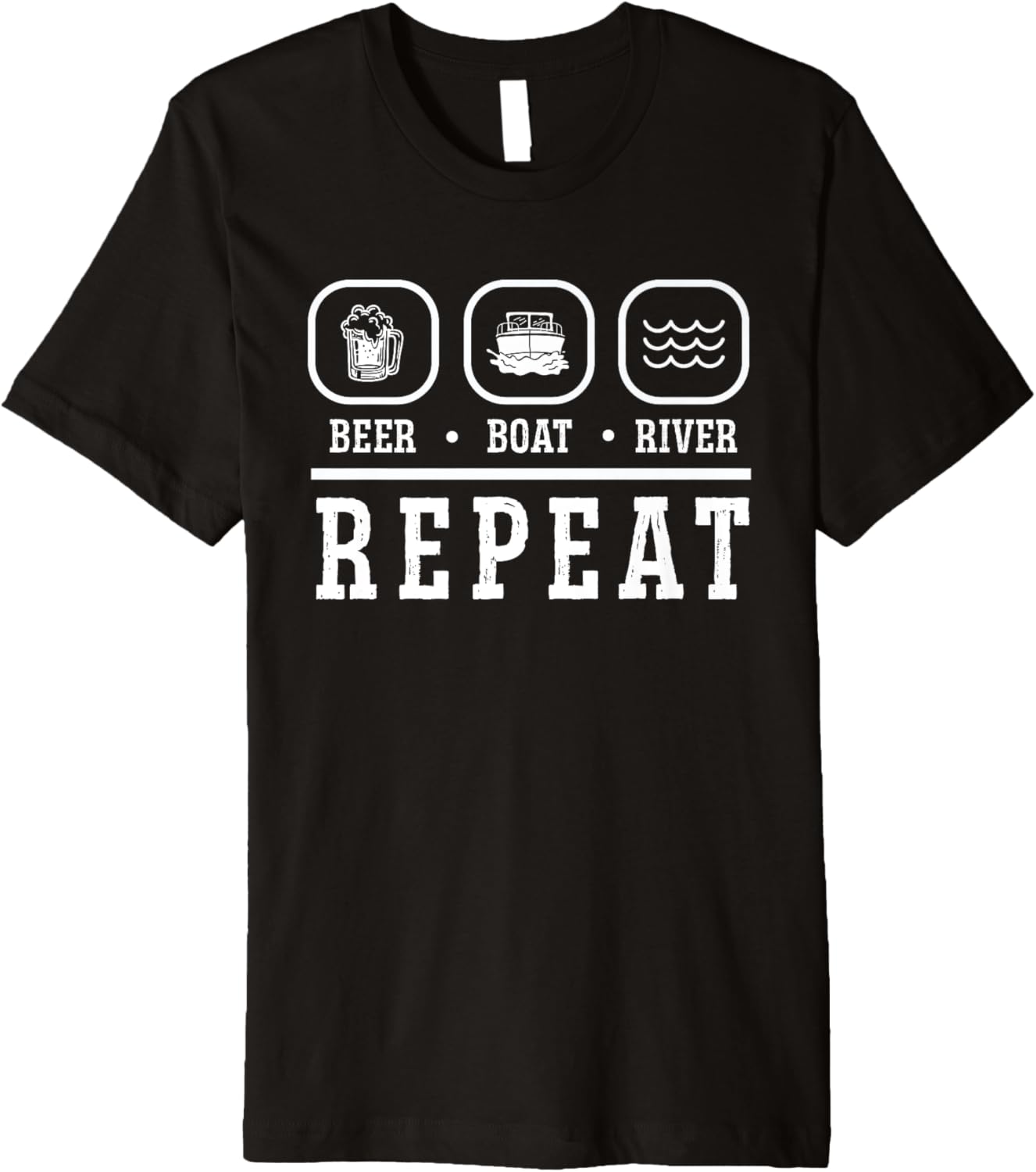 Beer Boat River Repeat Drinking River Life