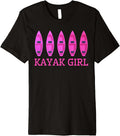 Kayak Girl Cute Kayaks Outdoor Boating Canoeing Kayaking