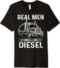 Real Men Smell Like Diesel Truck Driver Art