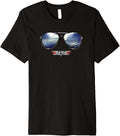 Top Gun Aviators Shining With Logo Premium