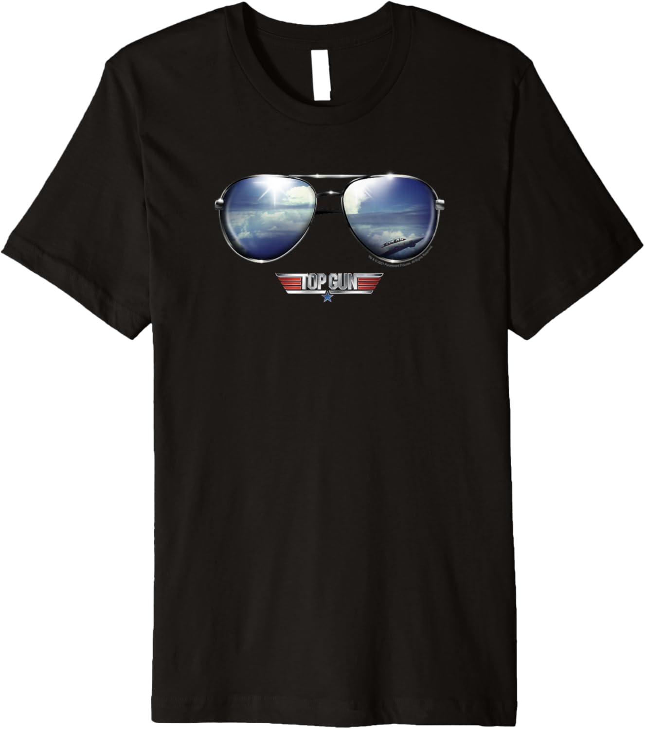 Top Gun Aviators Shining With Logo Premium