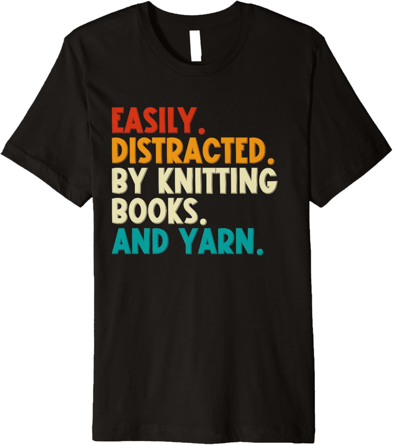 Easily Distracted by Knitting Books And Yarn Quote Reader Premium