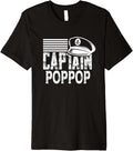 Mens Captain Poppop Sailing Captain Hat Boat Owner