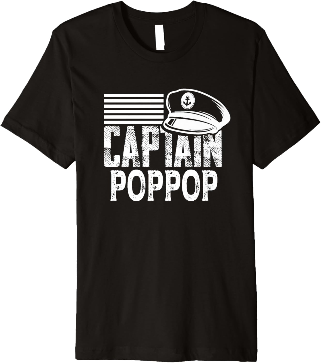 Mens Captain Poppop Sailing Captain Hat Boat Owner