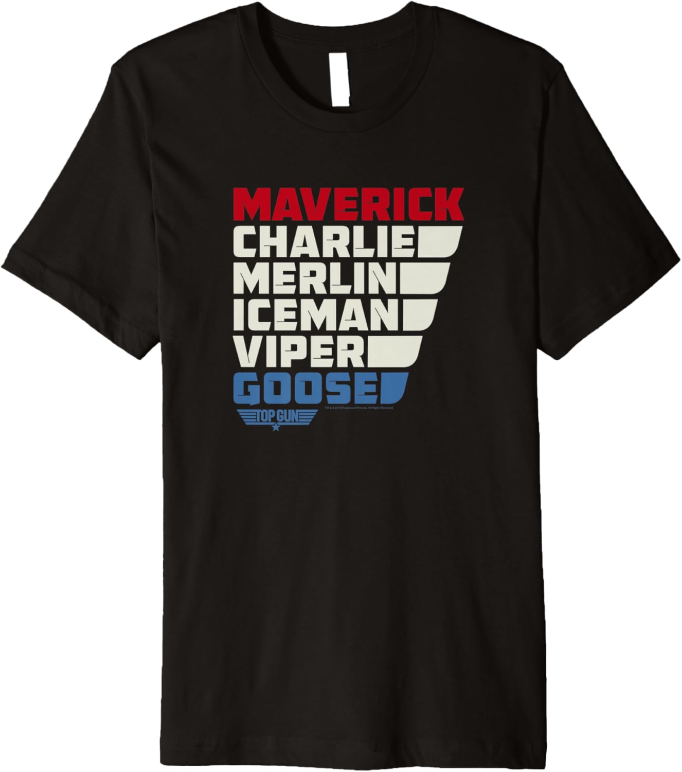 Top Gun Colorful Name Stack Premium
