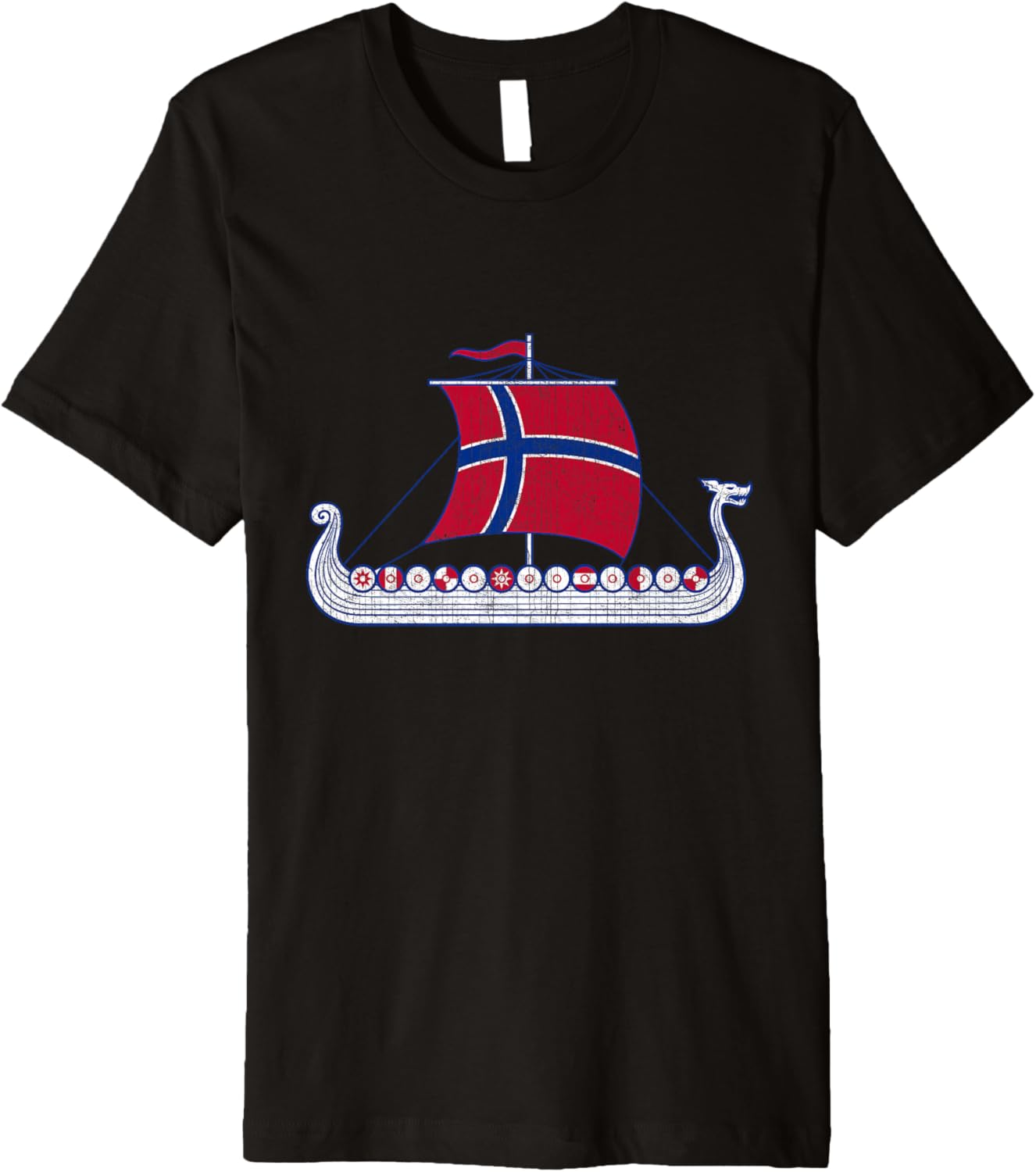 Norge Viking Ship Scandinavian Norway Flag Boat Viking