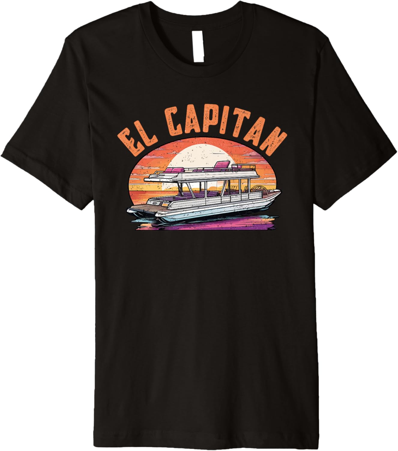 Pontoon Captain Boat Lake Boating El Capitan