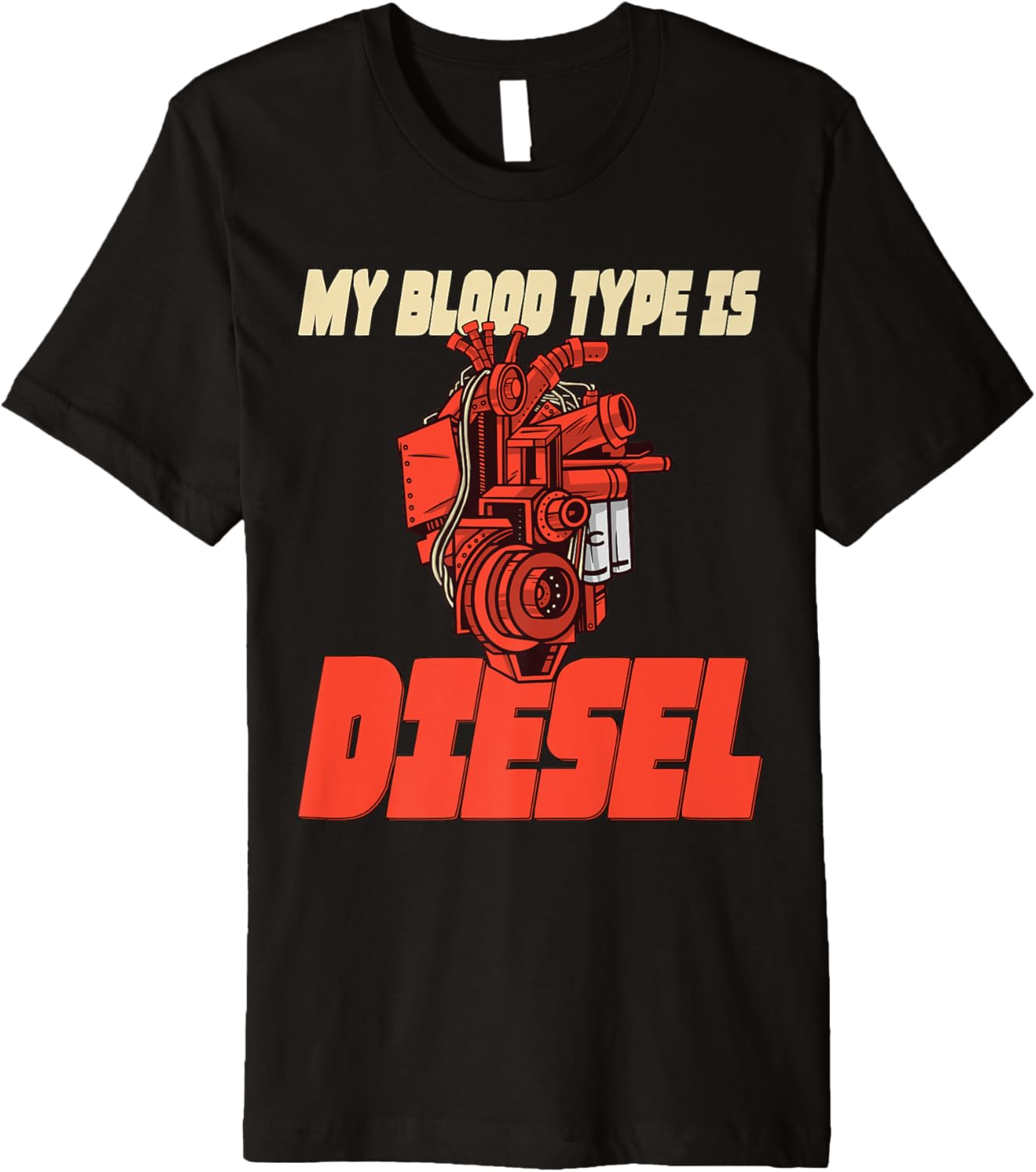 Mechanic Car Freak Blood Type Diesel Premium