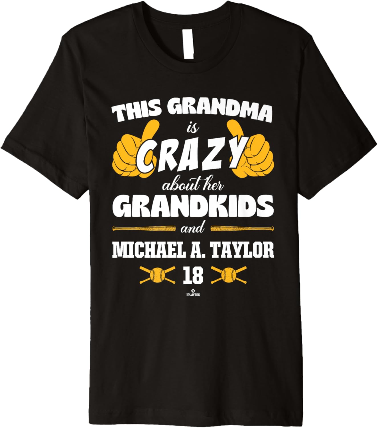 Grandma Crazy for Michael A. Taylor Pittsburgh Baseball Premium