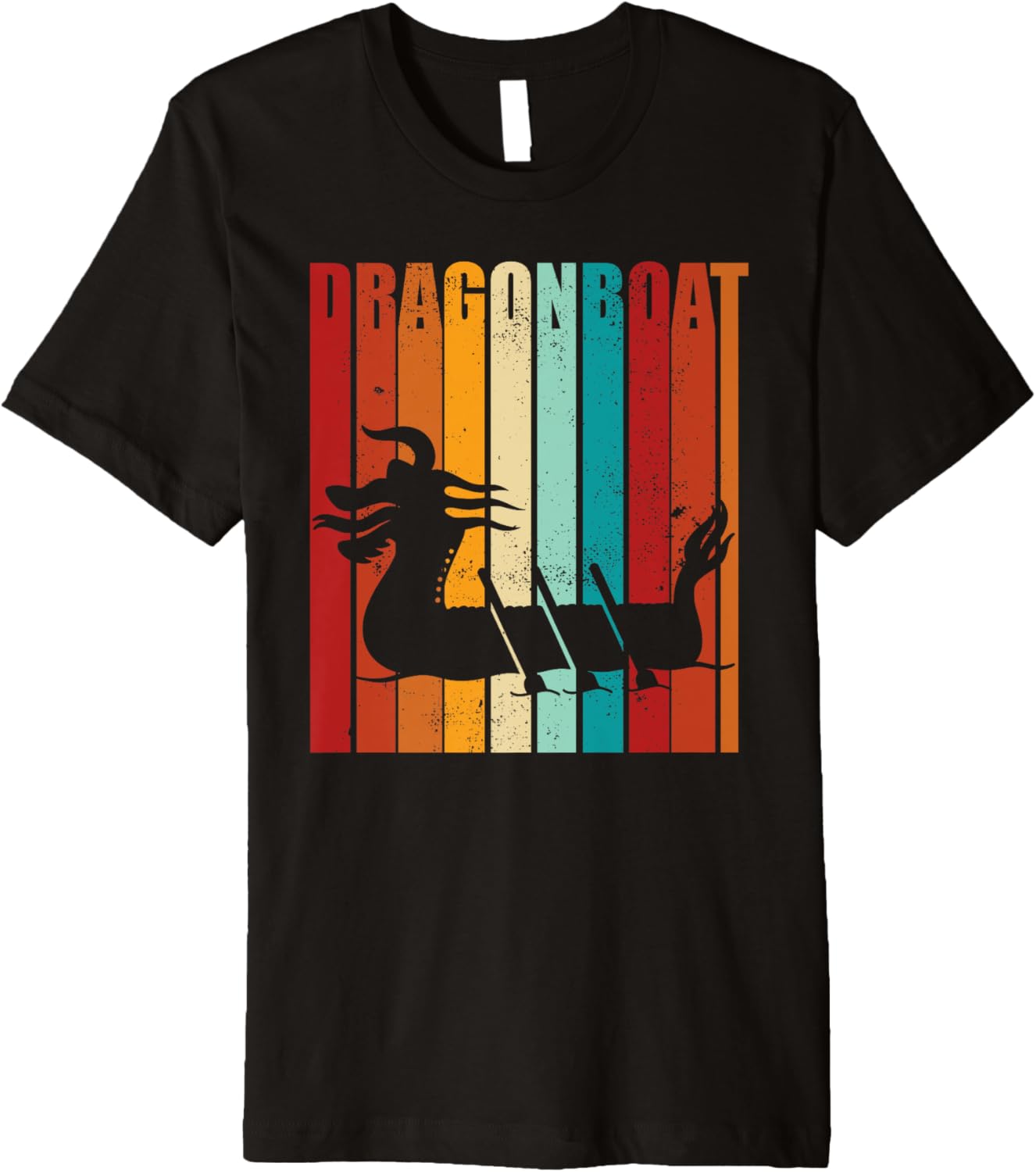 Dragon Boat Racing Dragon Boat Retro Paddling Design