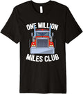 One Million Miles Club Diesel Truck Driver Trucker