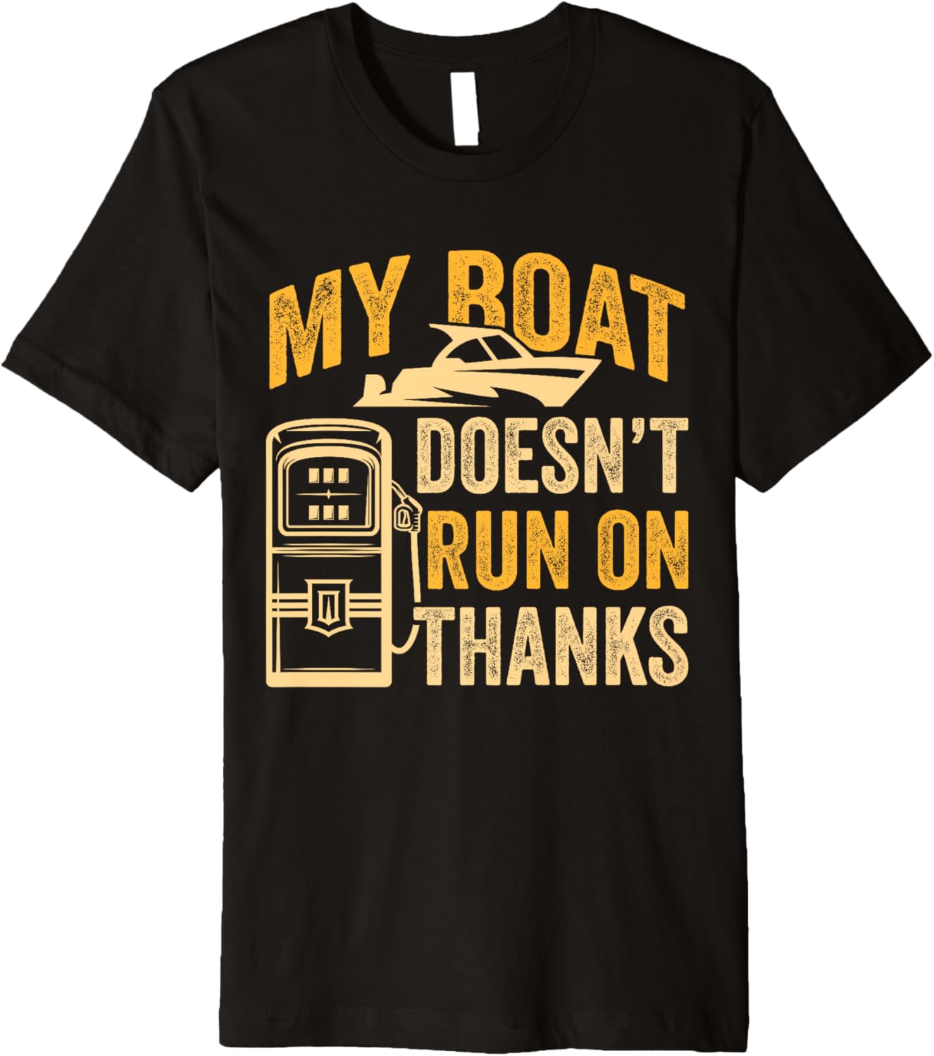 Funny Motorboat Gasoline Boat