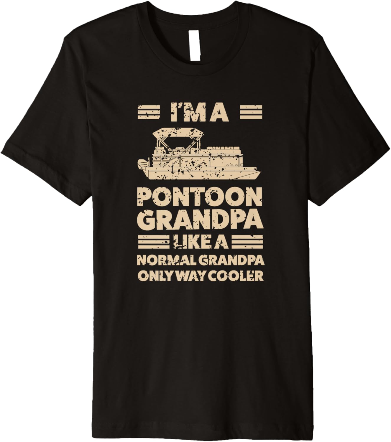 Mens I M A Pontoon Grandpa Like A