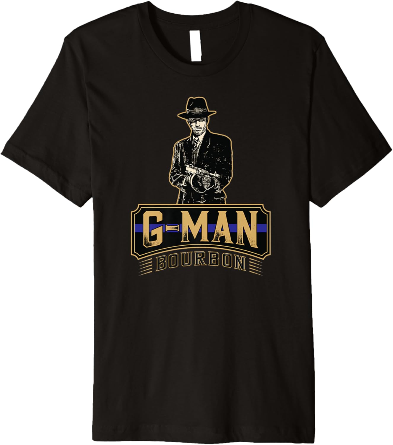 G Man Bourbon With Tommy Gun Premium