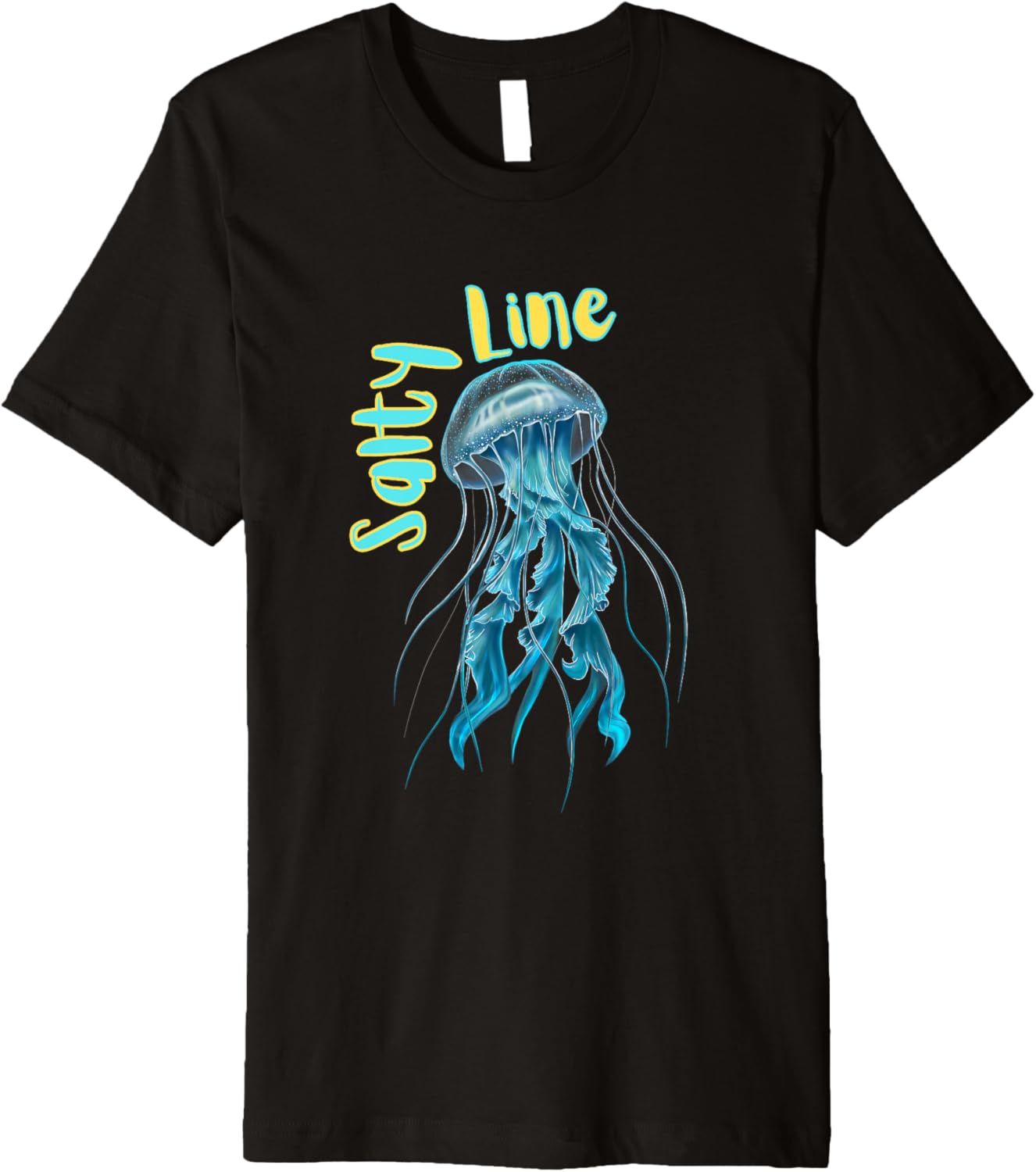 Salty Line Jelly Fish Ocean Fishing Trip Boat
