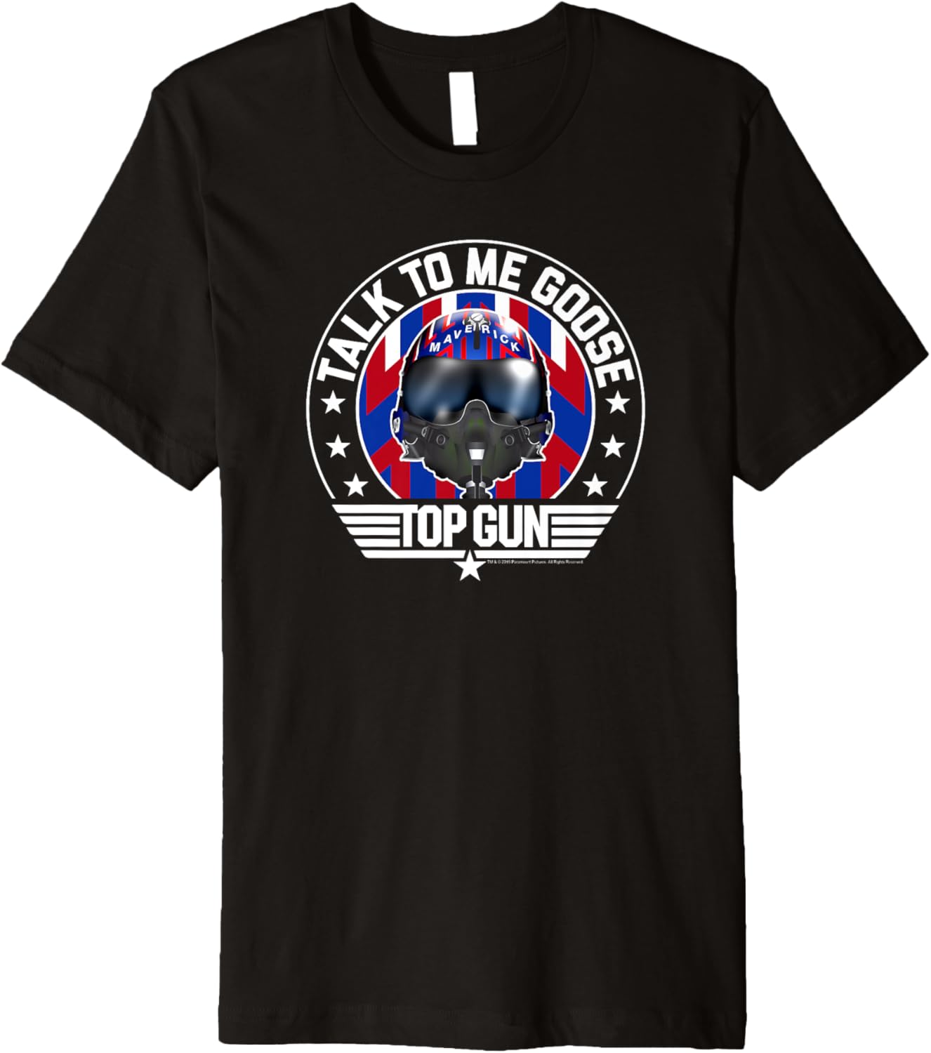 Top Gun Maverick Helmet Talk To Me Goose Quote Premium