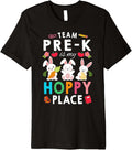 Pre-K Teacher Student Team Pre-K Is My Hoppy Place Easter Premium