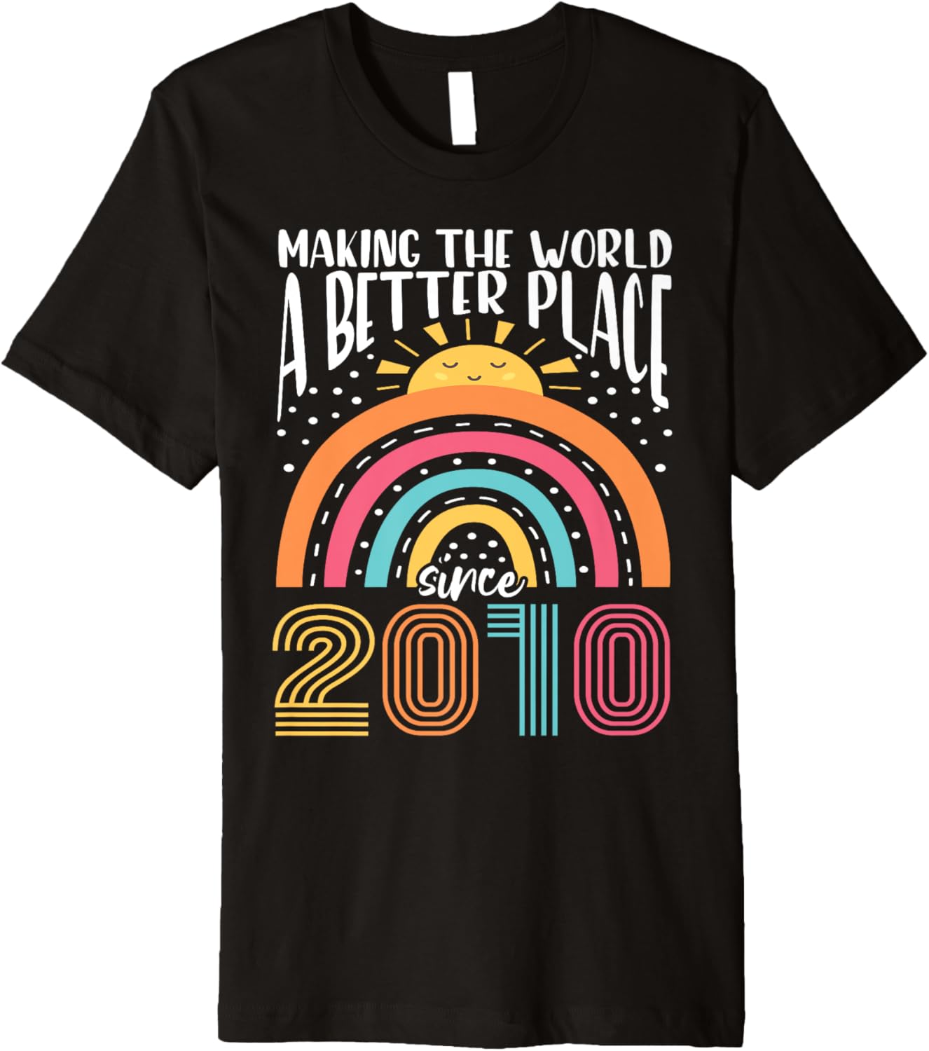 13 Birthday Making the world a better place since 2010 Premium